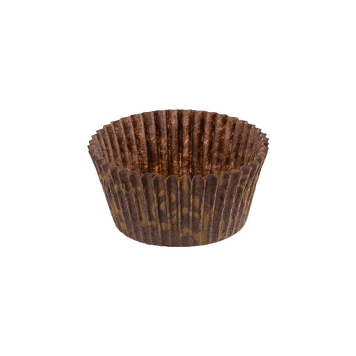 Brown w/ Gold Scroll Baking Cup (2" x 1-1/4")-17,000 Per Case