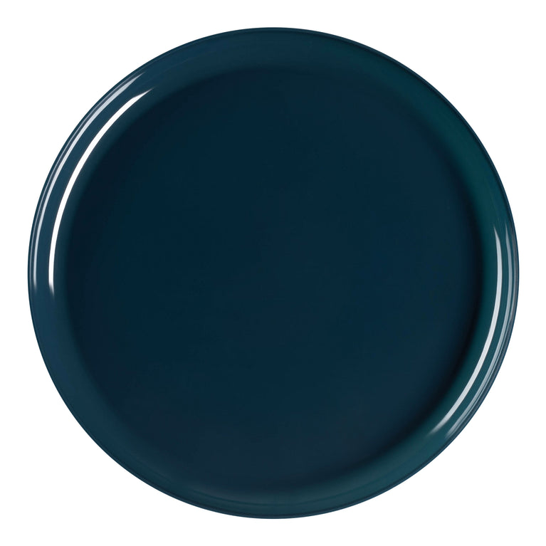 Flat Round Disposable Plastic Pastry  Plates (Available in Multiple Colors)