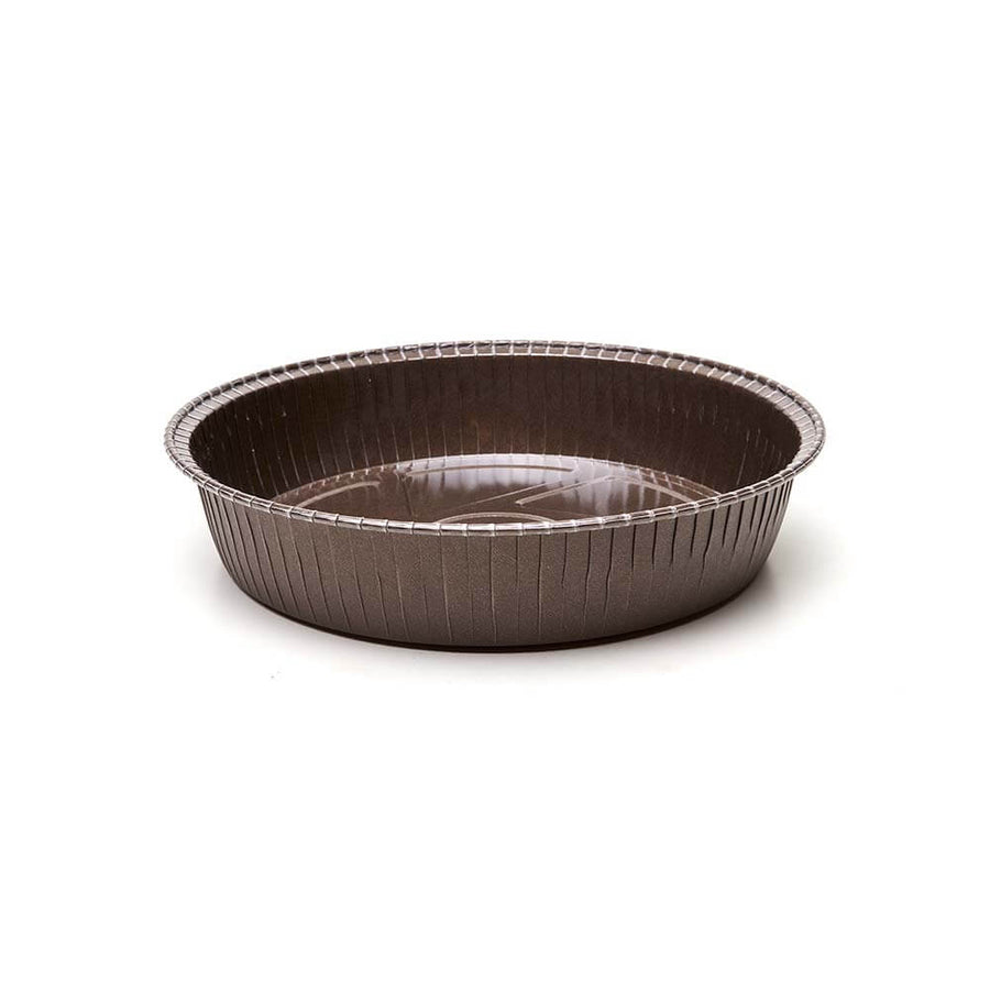 Novacart OP 215/42 Ecos Round Ovenable Paper Baking Mold – 7-3/4" x 1-5/8" – 180/Case