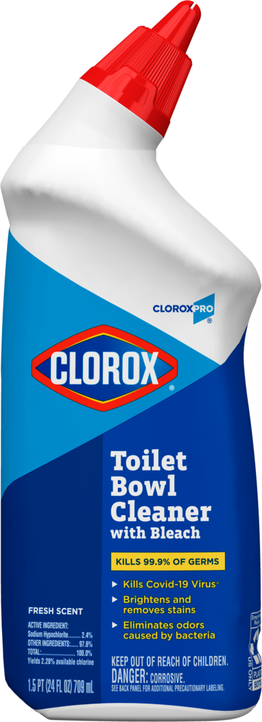 Clorox® Toilet Bowl Cleaner with Bleach 24oz Bottles (12 Bottles Per Case)