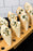 20 Holes Bamboo Reusable Cone And Temaki Display - 13.8 X 10.2 X 1in - 1 Pc
