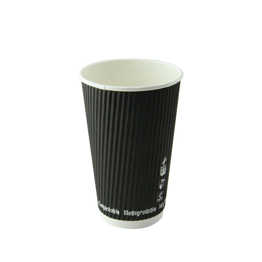Compostable Rippled Hot Cup