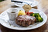 Diamond Shaped Steak Markers with Bull Head Medium Rare - L:3.7in W:2.1in - 1000 pcs