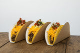 Kraft Taco Tray - L:5.9 X W:.9 X H:1.1in 1000 Pcs/Cs
