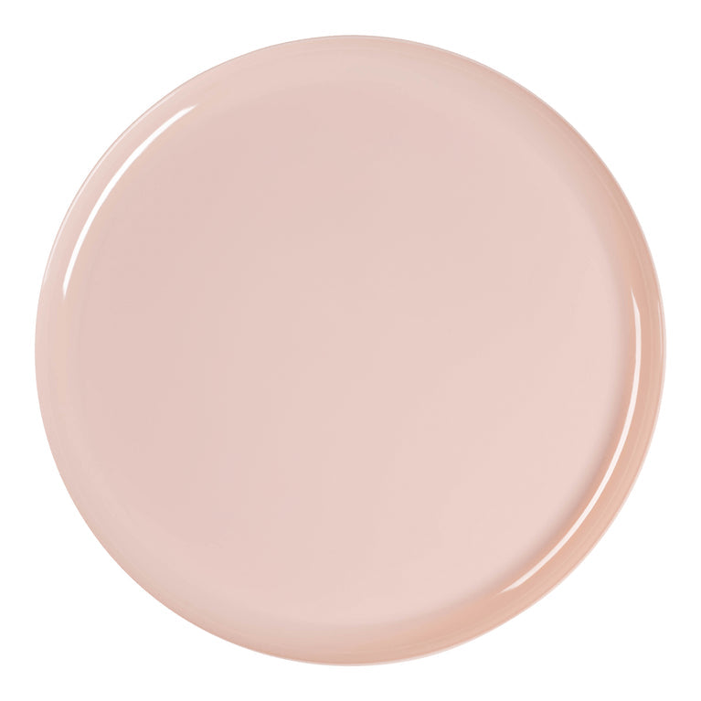 Flat Round Disposable Plastic Pastry  Plates (Available in Multiple Colors)