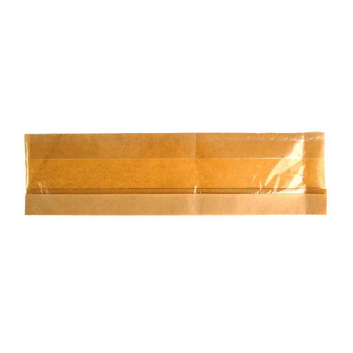 3.25" x 2" x 15" Kraft Sandwich Bag with Window – 500/Case