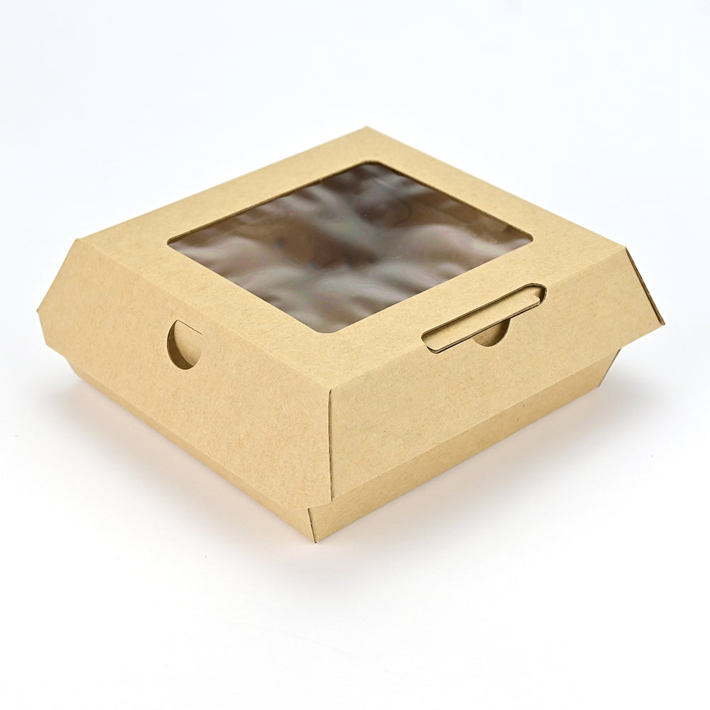 ReadyFresh Windowed Snack Containers 6.38" — Hinged Grab-and-Go | 300/Case