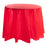 Round Disposable Plastic Tablecloth – 84″ Diameter (Individually Folded)