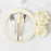 Shiny Metallic Gold Disposable Plastic Cutlery