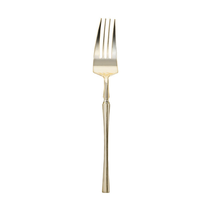 Shiny Gold Moderno Disposable Plastic Cutlery