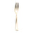 Shiny Metallic Gold Disposable Plastic Cutlery
