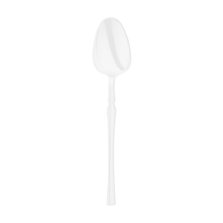 White Moderno Disposable Plastic Cutlery