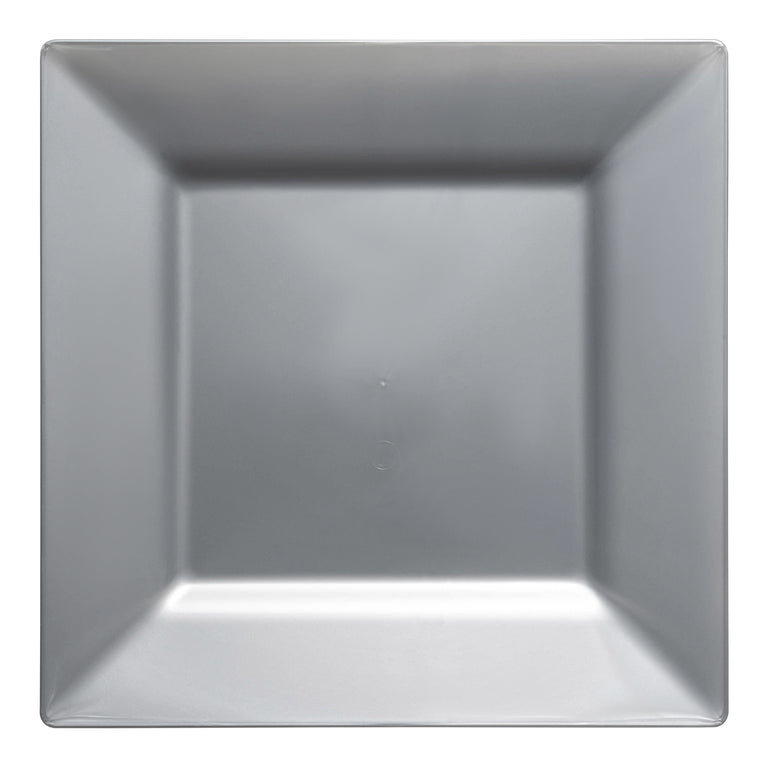 Solid Color Square Plastic Plates