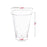 Clear Square Plastic Cups (Multiple Sizes)