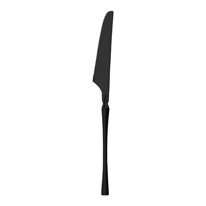 Black Moderno Disposable Plastic Cutlery