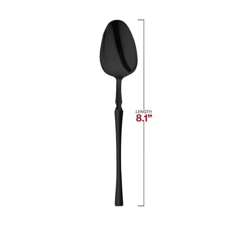 Black Moderno Disposable Plastic Cutlery