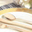Shiny Metallic Gold Disposable Plastic Cutlery