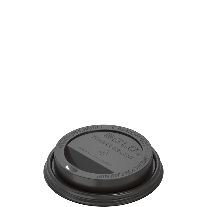Solo TLB316: BLack Lid with Sip Hole (1000 Lids Per Case)
