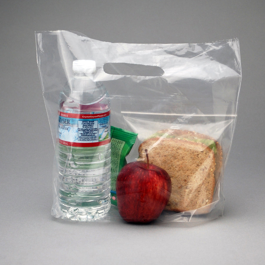 11" x 6" + 4"BG + 2"LP 1.5 mil Fast Take® Zipper Lunch Bags, 1000/CS