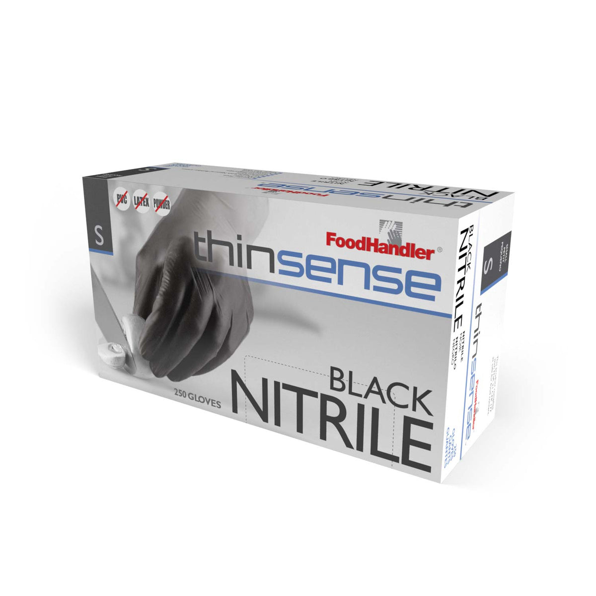 FOODHANDLER® THINSENSE™ BLACK NITRILE GLOVES