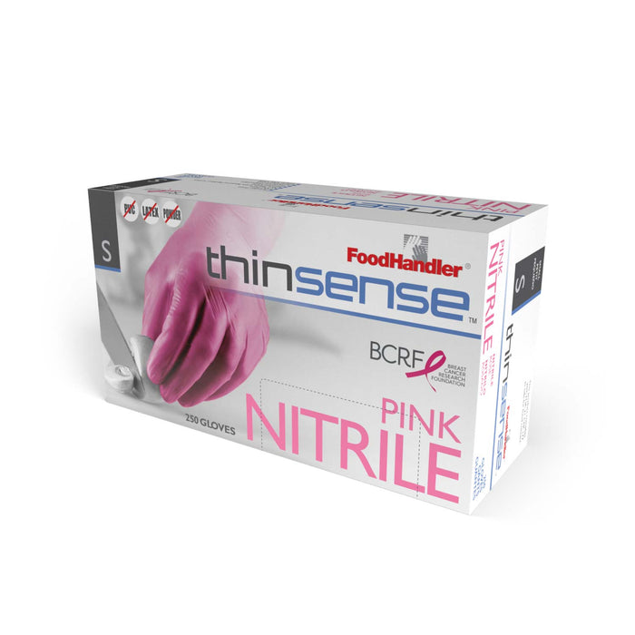 FOODHANDLER® THINSENSE™ PINK NITRILE GLOVES