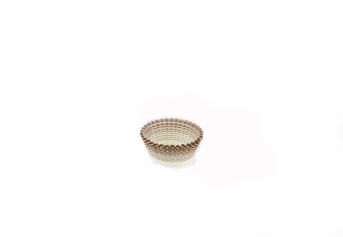 Novacart #1 Solid Brown Round Paper Pastry & Candy Cup – 2,000/Case