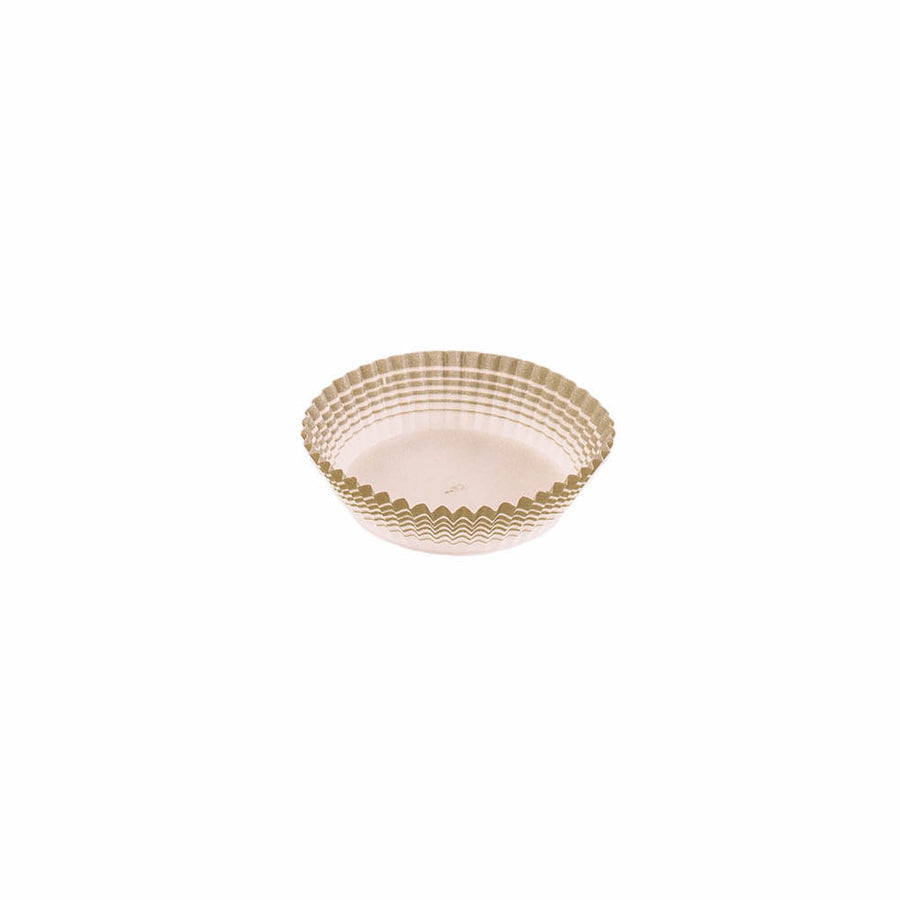 Novacart #4/6 Solid Brown Round Paper Pastry & Candy Cup – 1-3/4" x 5/8" – 2,000/Case