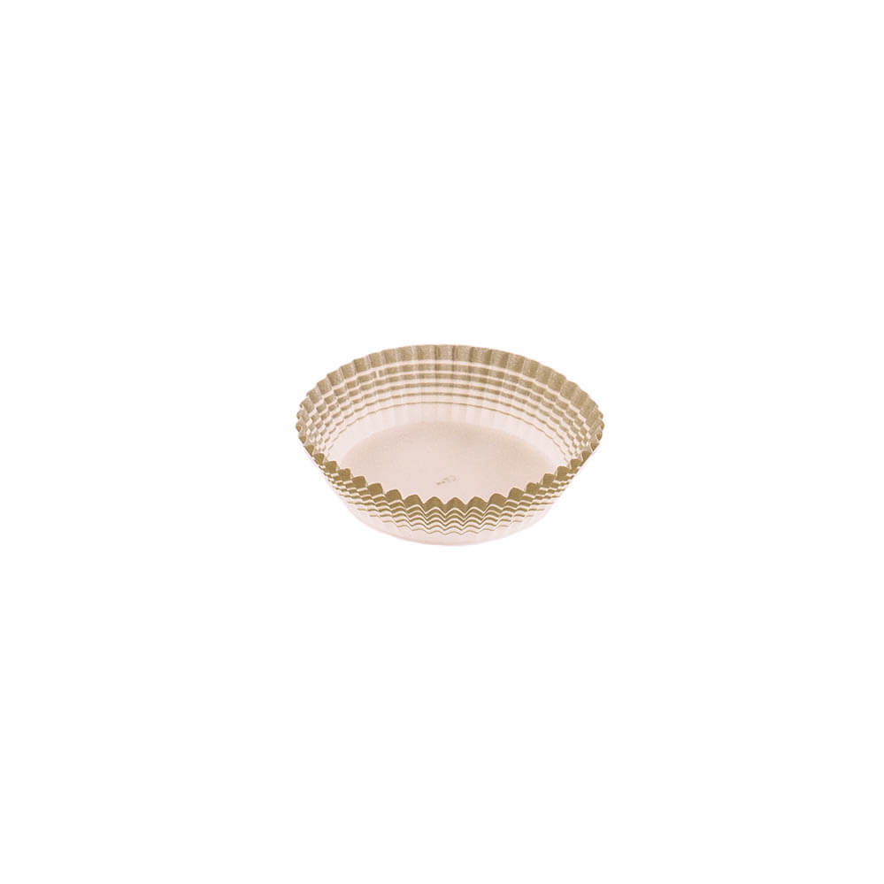 Novacart #4/6 Solid Brown Round Paper Pastry & Candy Cup – 1-3/4" x 5/8" – 2,000/Case