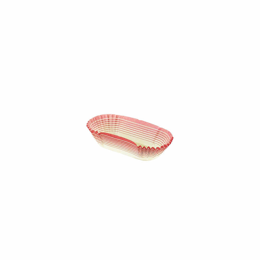 Novacart #10 Gold Oval Paper Pastry Cup (1000 Line) – 2-3/8" x 1" x 3/4" – 2,000/Case