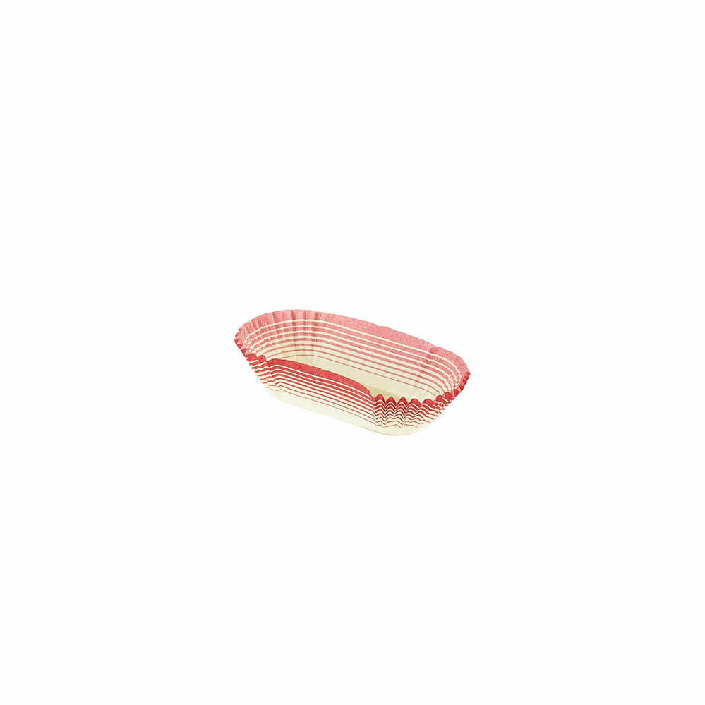 Novacart #10 Gold Oval Paper Pastry Cup (1000 Line) – 2-3/8" x 1" x 3/4" – 2,000/Case