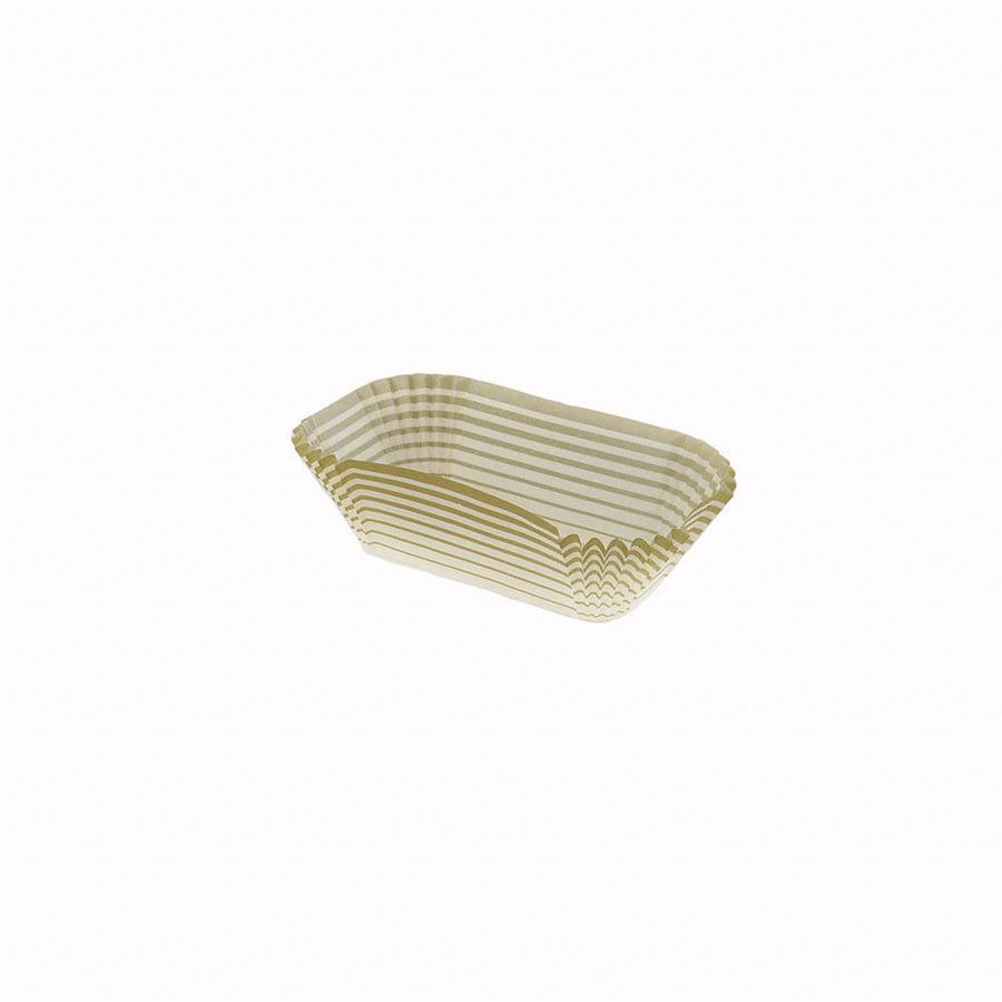 Novacart #22 Solid Brown Rectangular Paper Pastry Cup – 3" x 1-3/8" x 1-1/4" – 2,000/Case