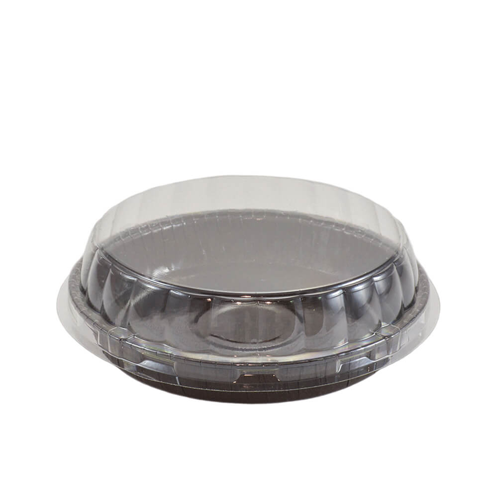Novacart Clear PET Lid for OP 158/24 Mold – 6-1/4" – 400/Case