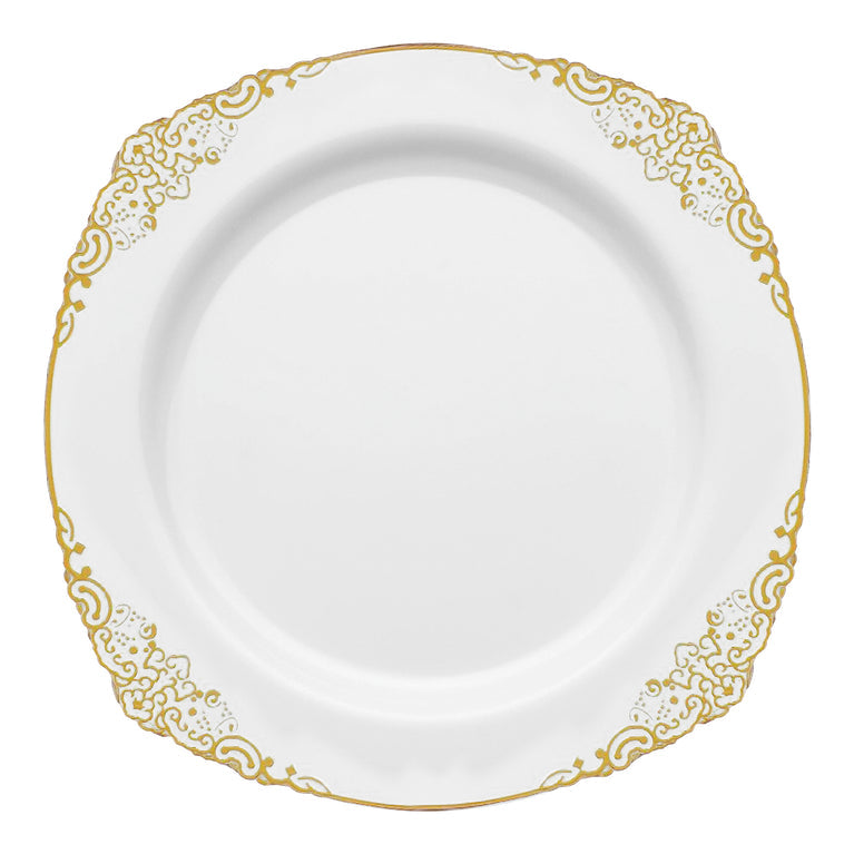 Fancy Round Disposable Plastic Plates