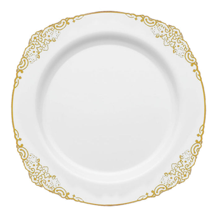 Fancy Round Disposable Plastic Plates