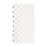 Durable White with Dots Paper Dinner Napkins