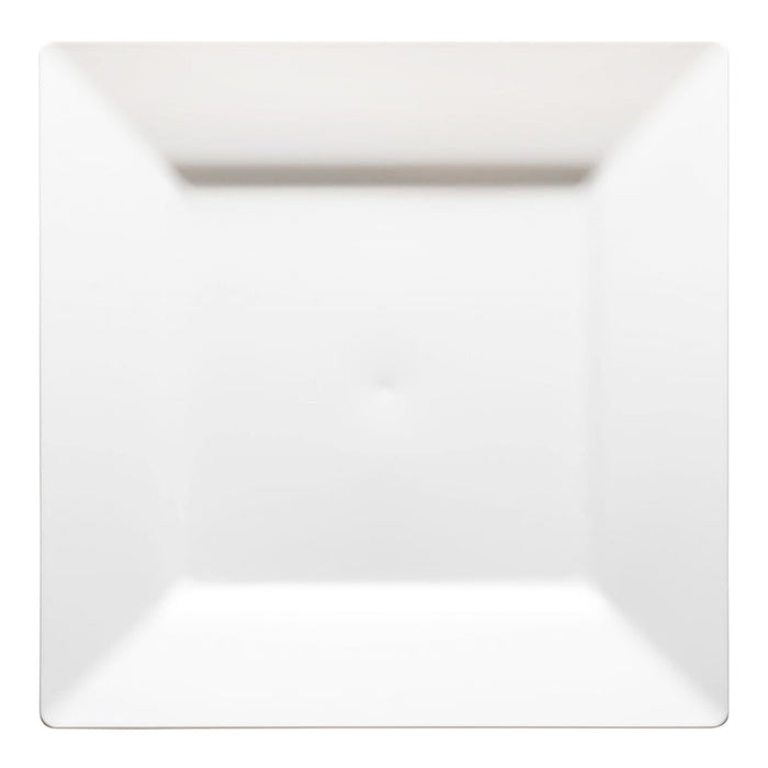 Solid Color Square Plastic Plates