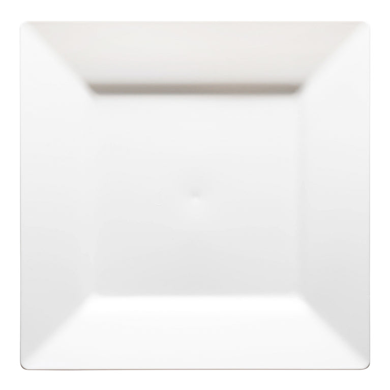 Solid Color Square Plastic Plates