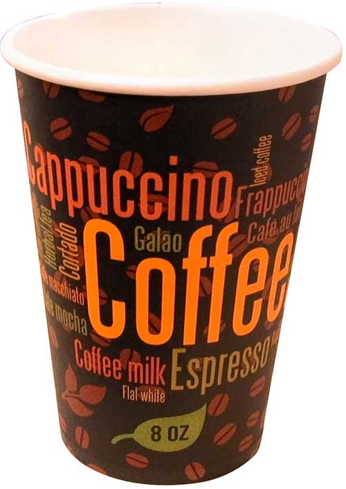 Paper Hot Cups 8oz-24oz (Avail in White or Design)