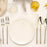 Shiny Gold Moderno Disposable Plastic Cutlery