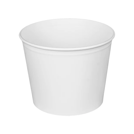 85oz White Food Buckets (189mm) - 180 Buckets