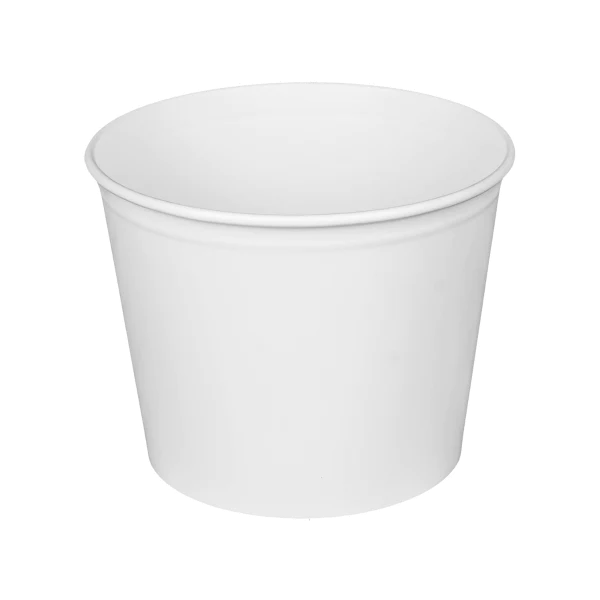 85oz White Food Buckets (189mm) - 180 Buckets