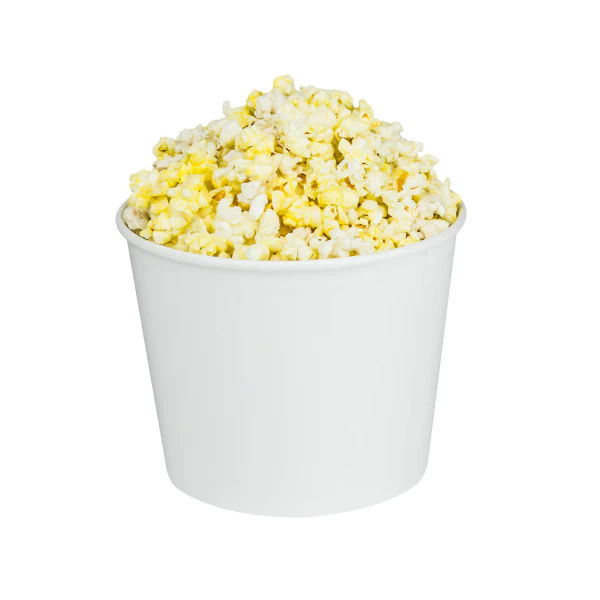 85oz White Food Buckets (189mm) - 180 Buckets