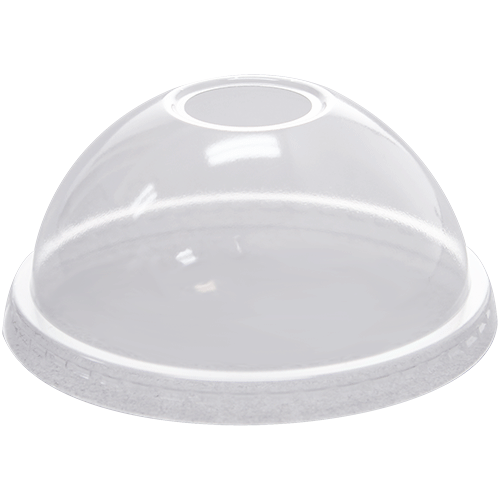 Karat 92mm PET Plastic Dome Lids - 1,000 Lids