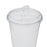 Karat 98mm Strawless Sipper lid for 12-24oz PET Plastic cup - 1,000 Lids