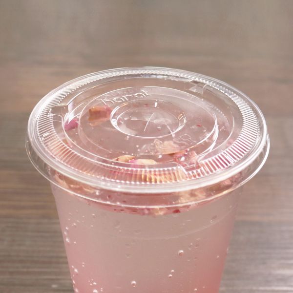 Karat 98mm PET Plastic Flat Lids - 1,000 Lids