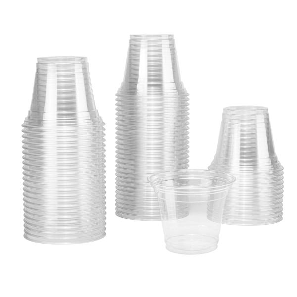 16 oz Clear PET Plastic Cups, 98mm (1000/Case)
