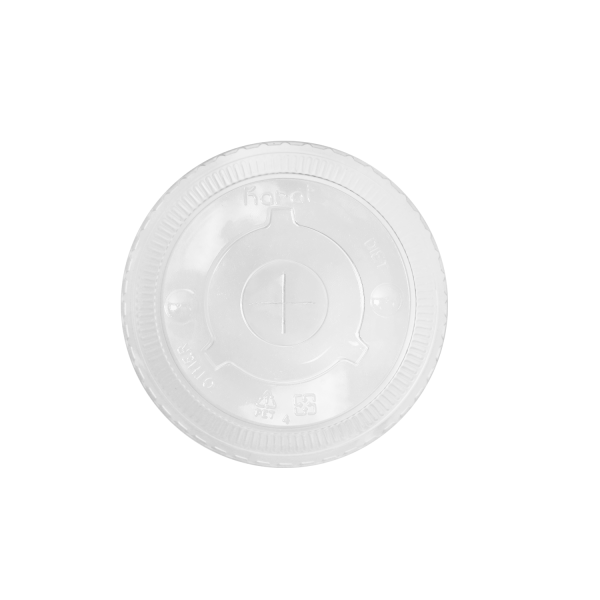 Karat 104.5mm PET Plastic Flat Lids - 600 Lids