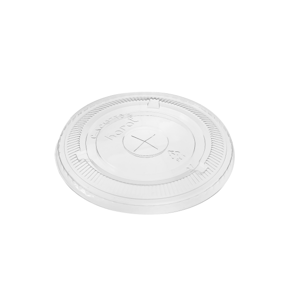 Karat 104.5mm PET Plastic Flat Lids - 600 Lids