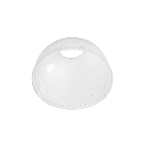 Karat 98mm PET Plastic Dome Lids - 1,000 Lids