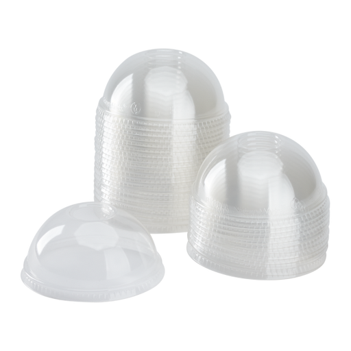 Karat 98mm PET Plastic Dome Lids - 1,000 Lids